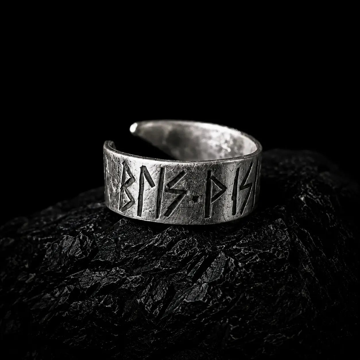 Sterling Silver Rune Ring
