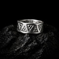 Sterling Silver Stamped Ring