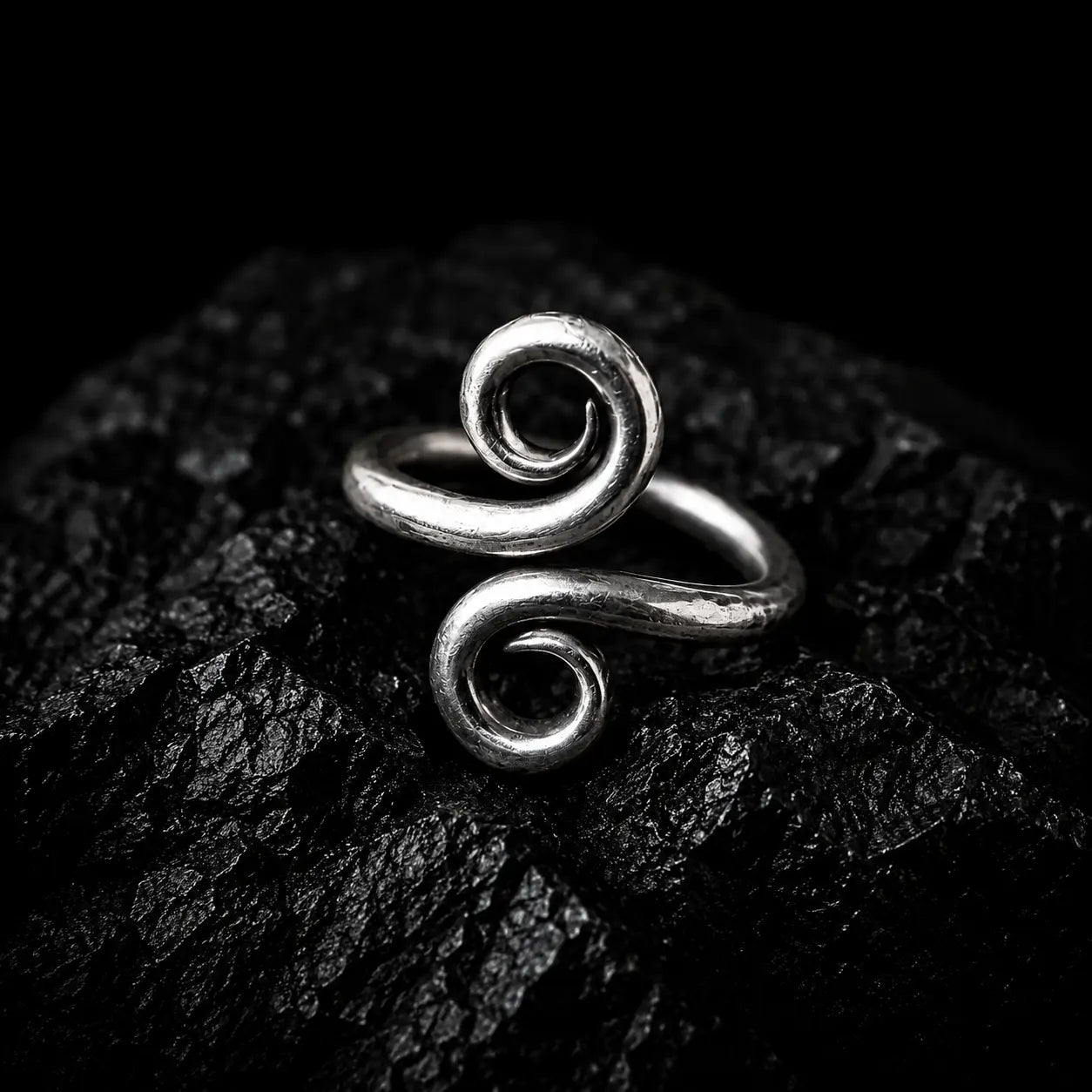 Silver Open Twist Ring