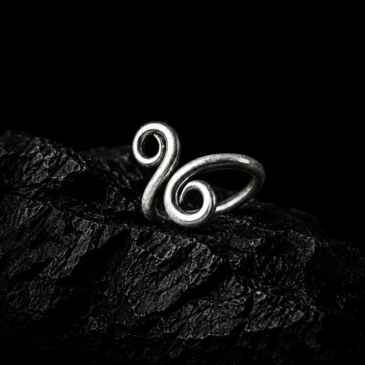 Silver Open Twist Ring