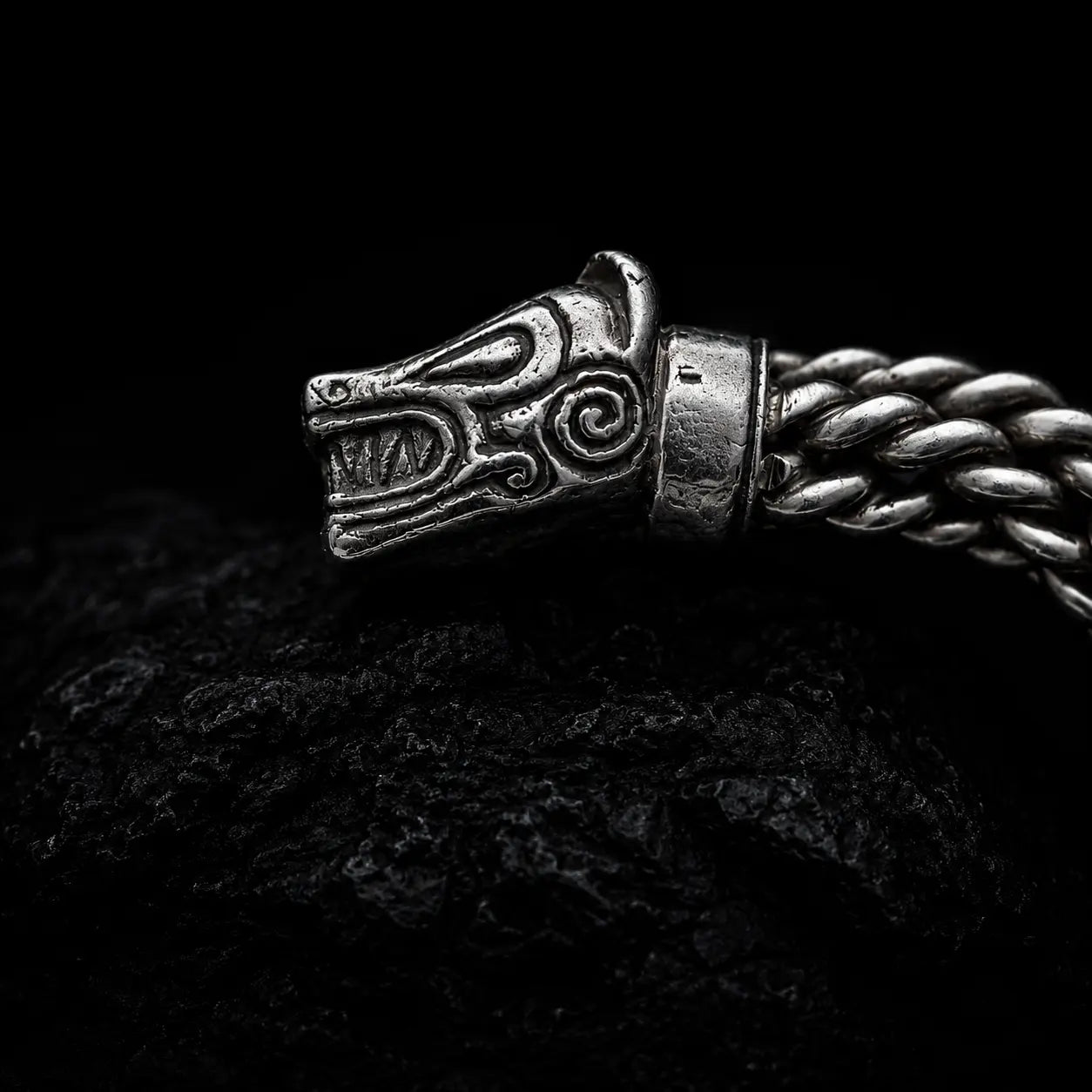 Massive Bjorn Armring in Sterling Silver.
