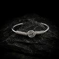 Spiral Armring in Sterling Silver