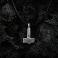 Tiny Uppsala Mjolnir Necklace