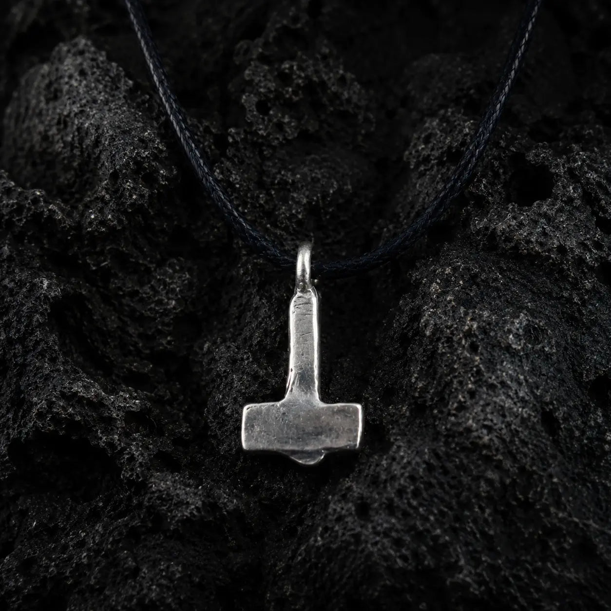 Tiny Uppsala Mjolnir Necklace
