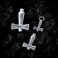 Uppsala Thors Hammer Necklace in Sterling Silver