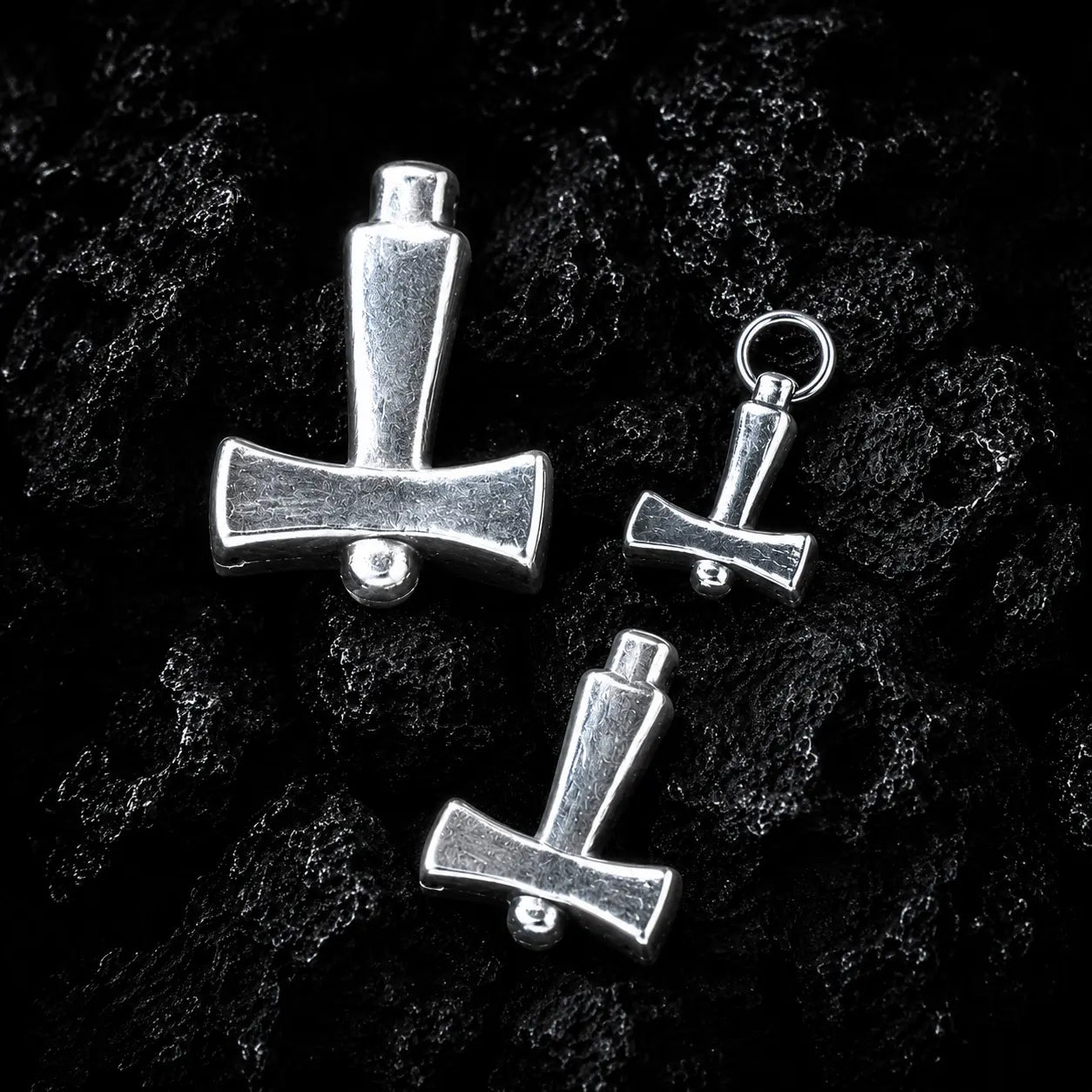 Uppsala Thors Hammer Necklace in Sterling Silver