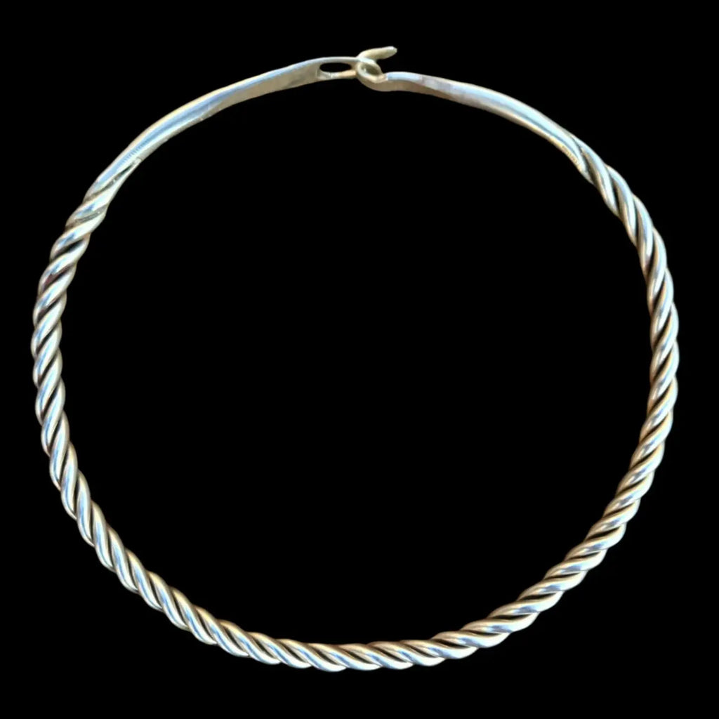 Viking Neck Ring In Sterling Silver