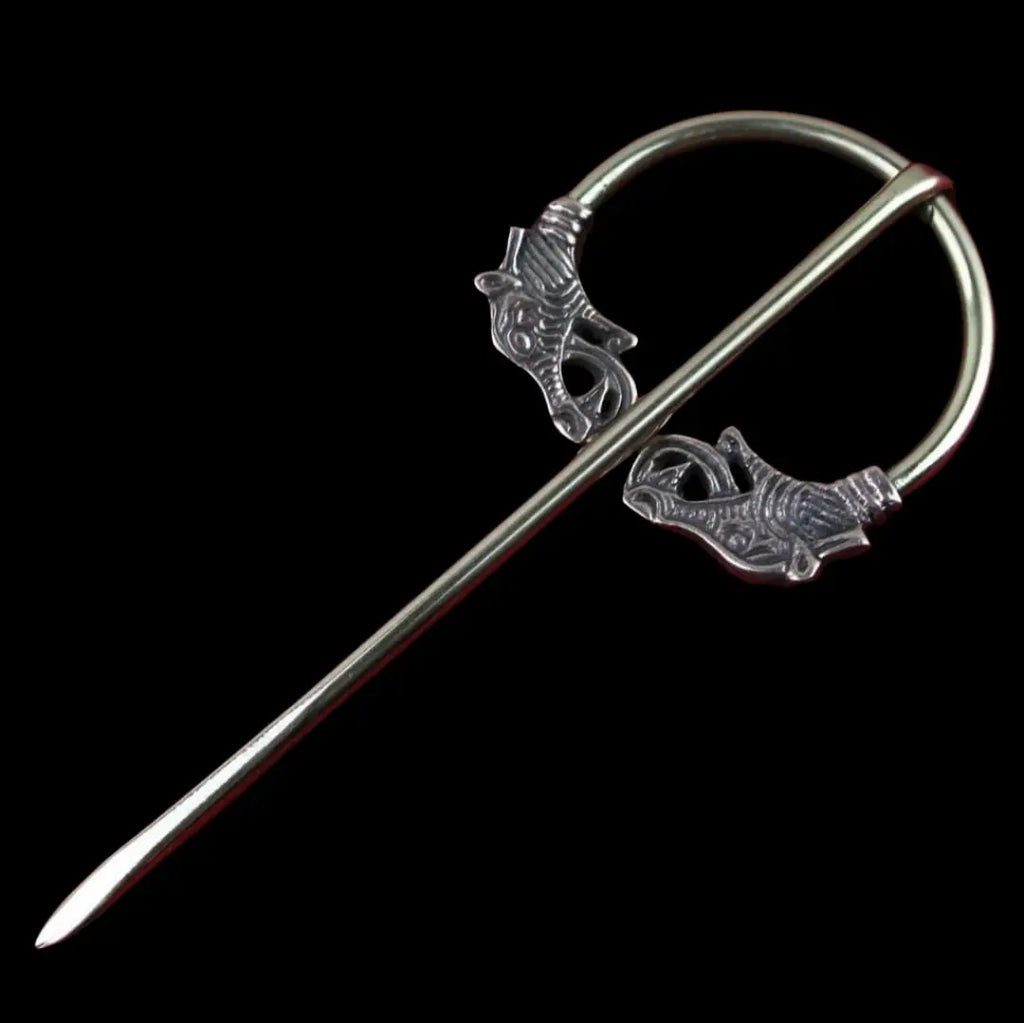 Bomlo Penannular Brooch, Viking Silver Handmade in Northern Ireland