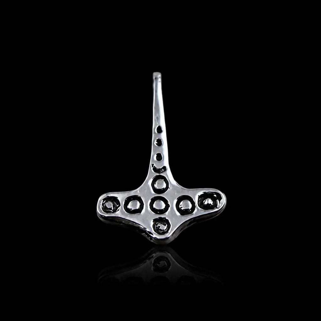 Flekstad Thors Hammer Necklace in Sterling Silver