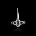 Flekstad Thors Hammer Necklace in Sterling Silver