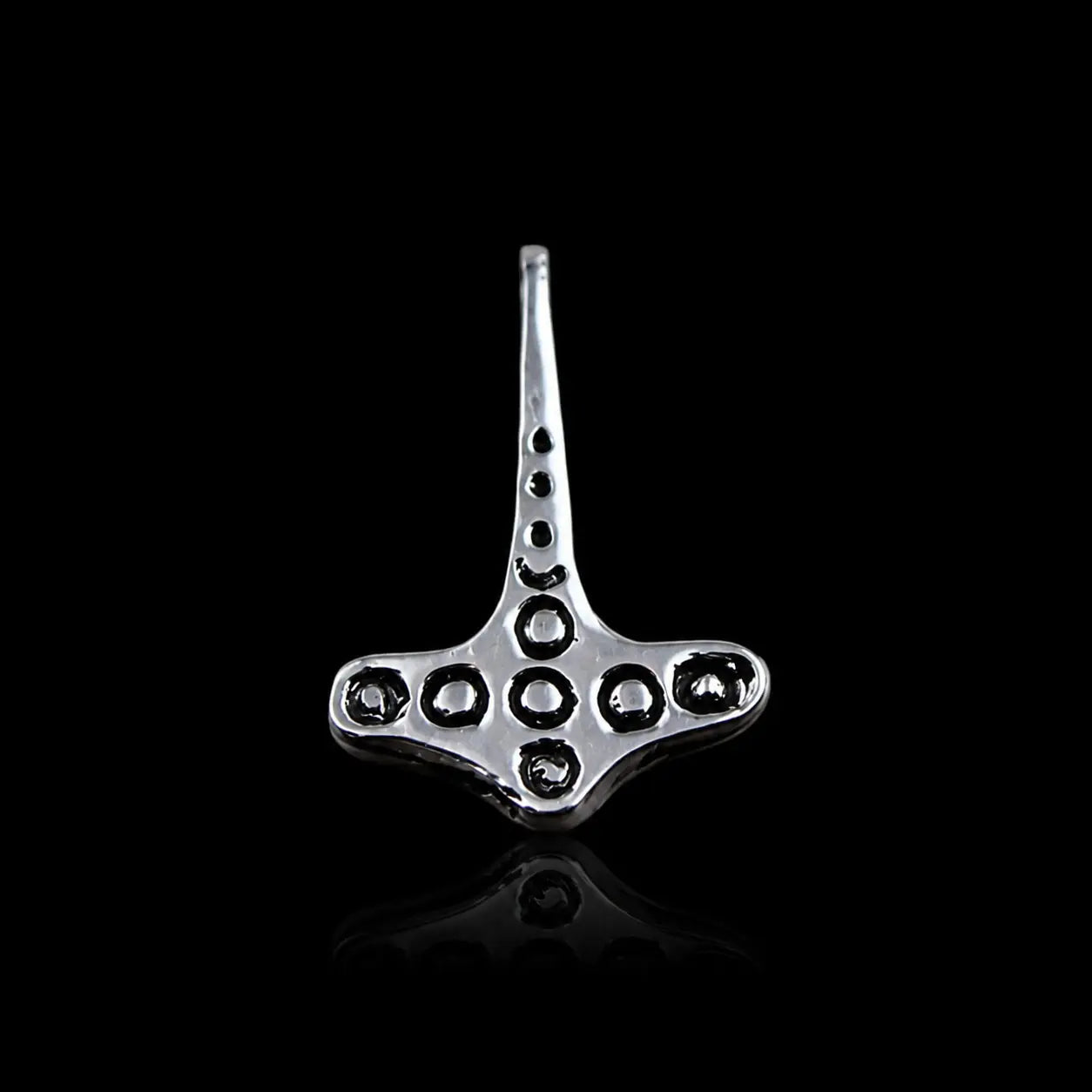 Flekstad Thors Hammer Necklace in Sterling Silver