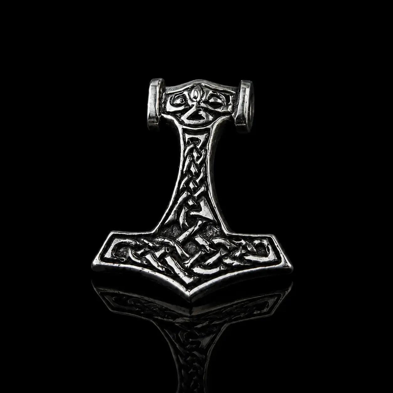 Valhallas Thors Hammer Necklace in Sterling Silver