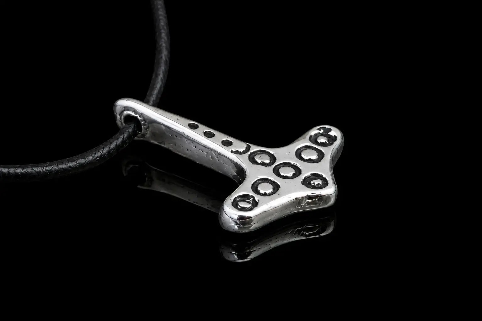 Flekstad Thors Hammer Necklace in Sterling Silver