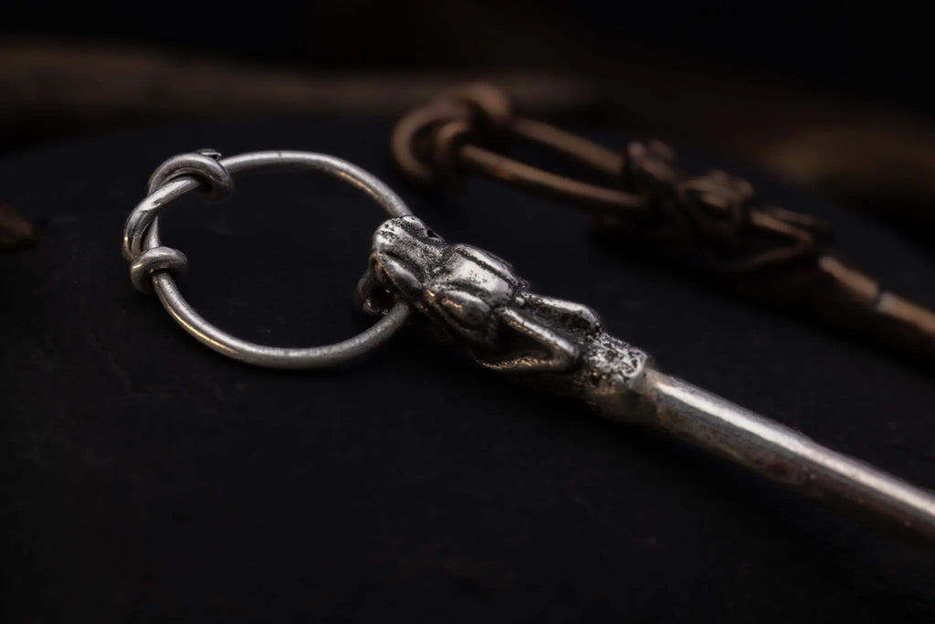 Viking Dragon Head Pin