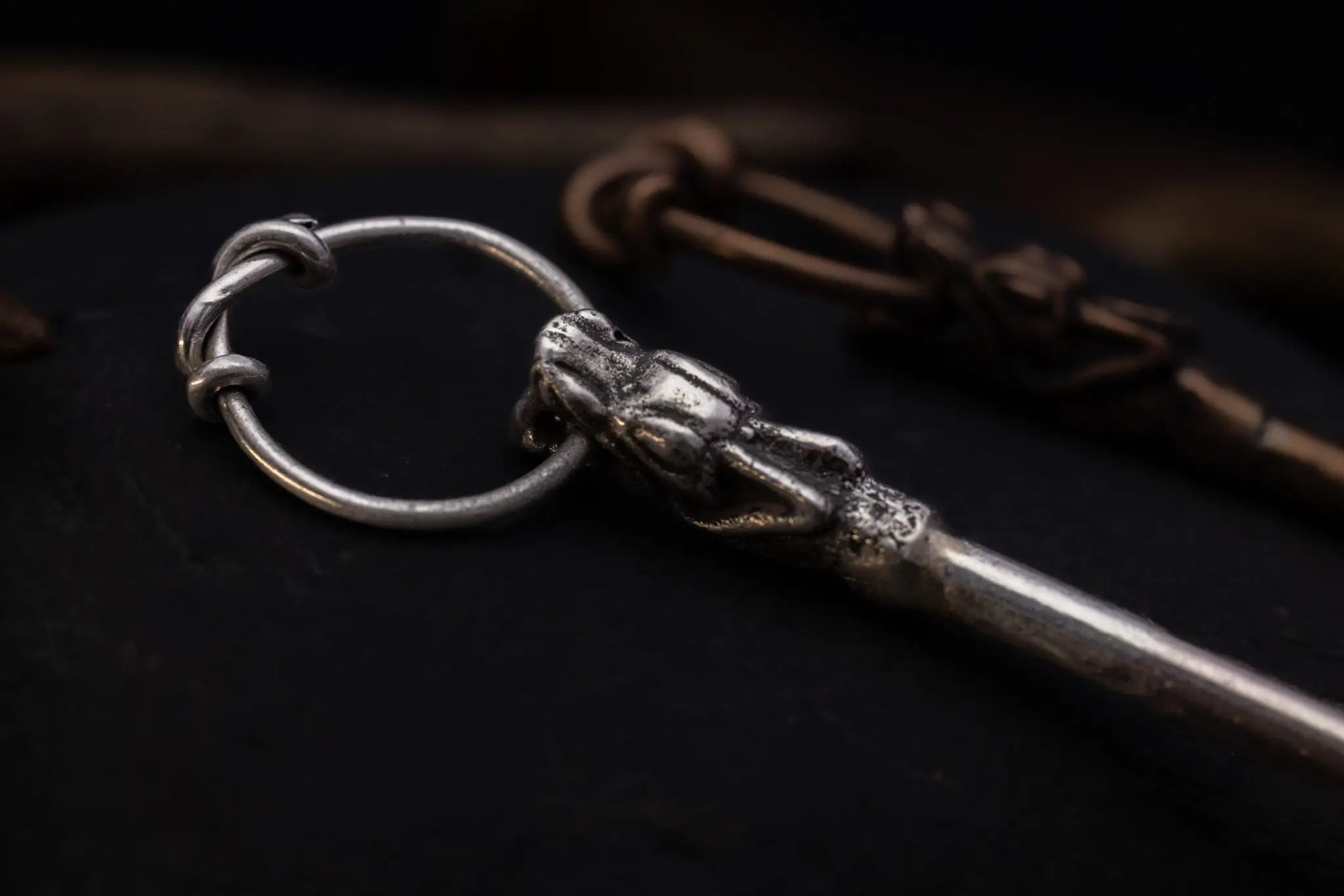 Viking Dragon Head Pin