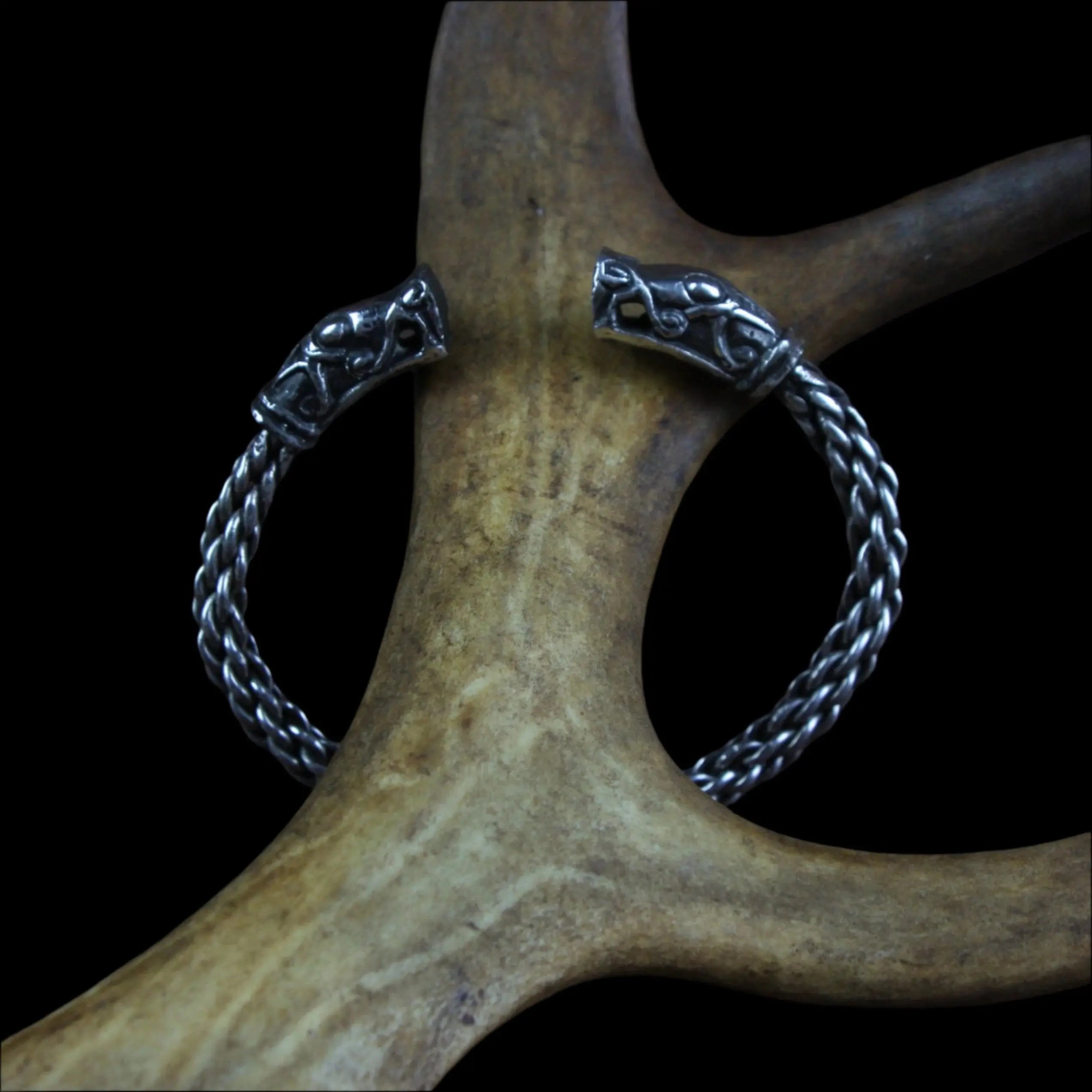 Viking Arm Ring In Silver