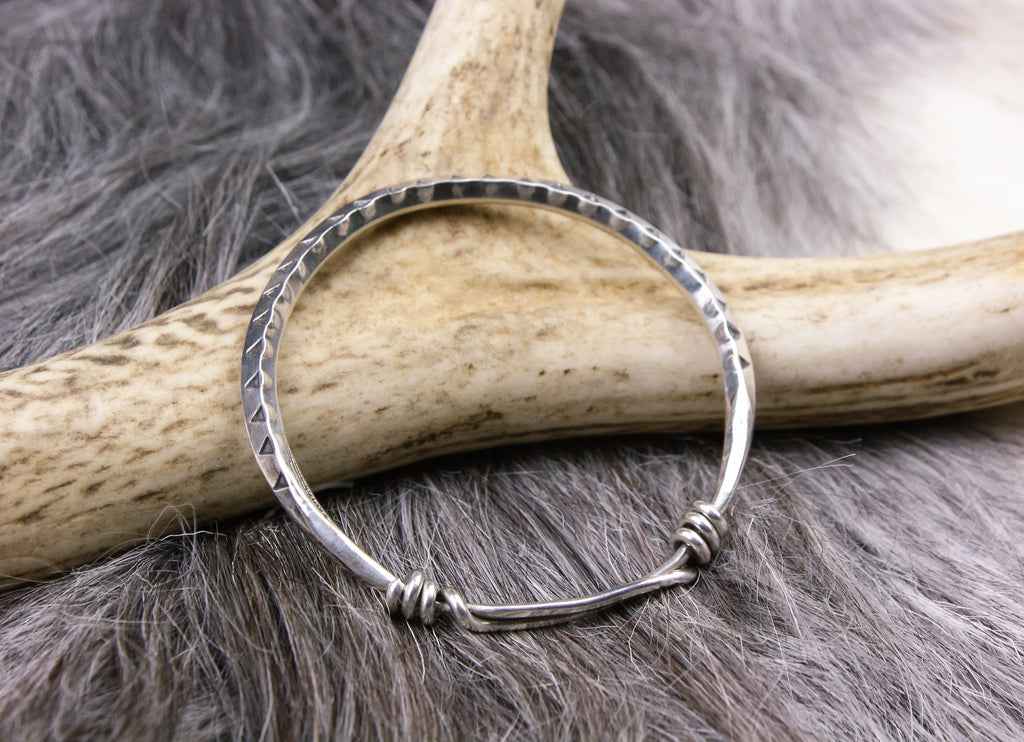 High Quality Handmade Silver Viking Bracelet