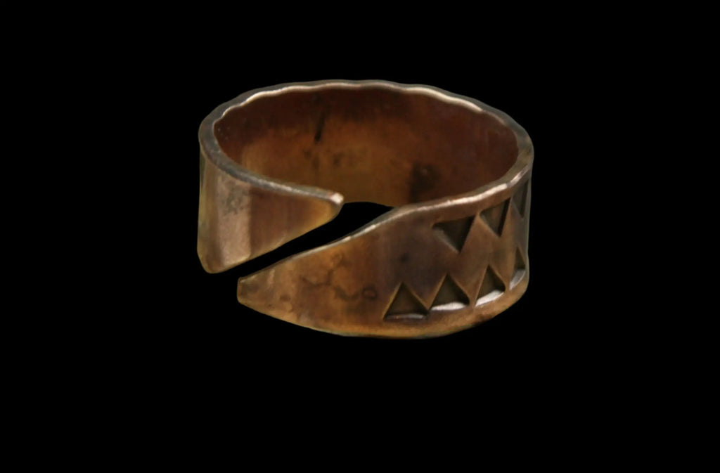Adjustable Viking Bronze Ring