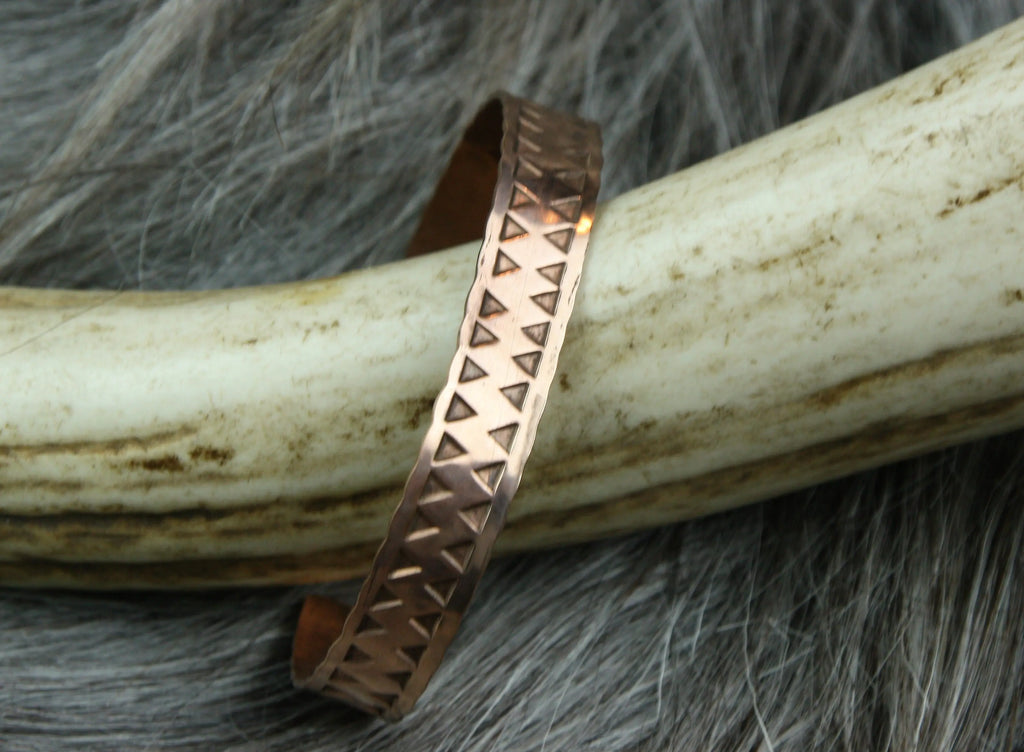 Thin Viking Bracelet In Bronze 