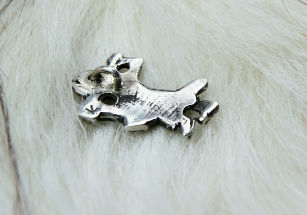 Silver Warrior Pendant Reverse Image