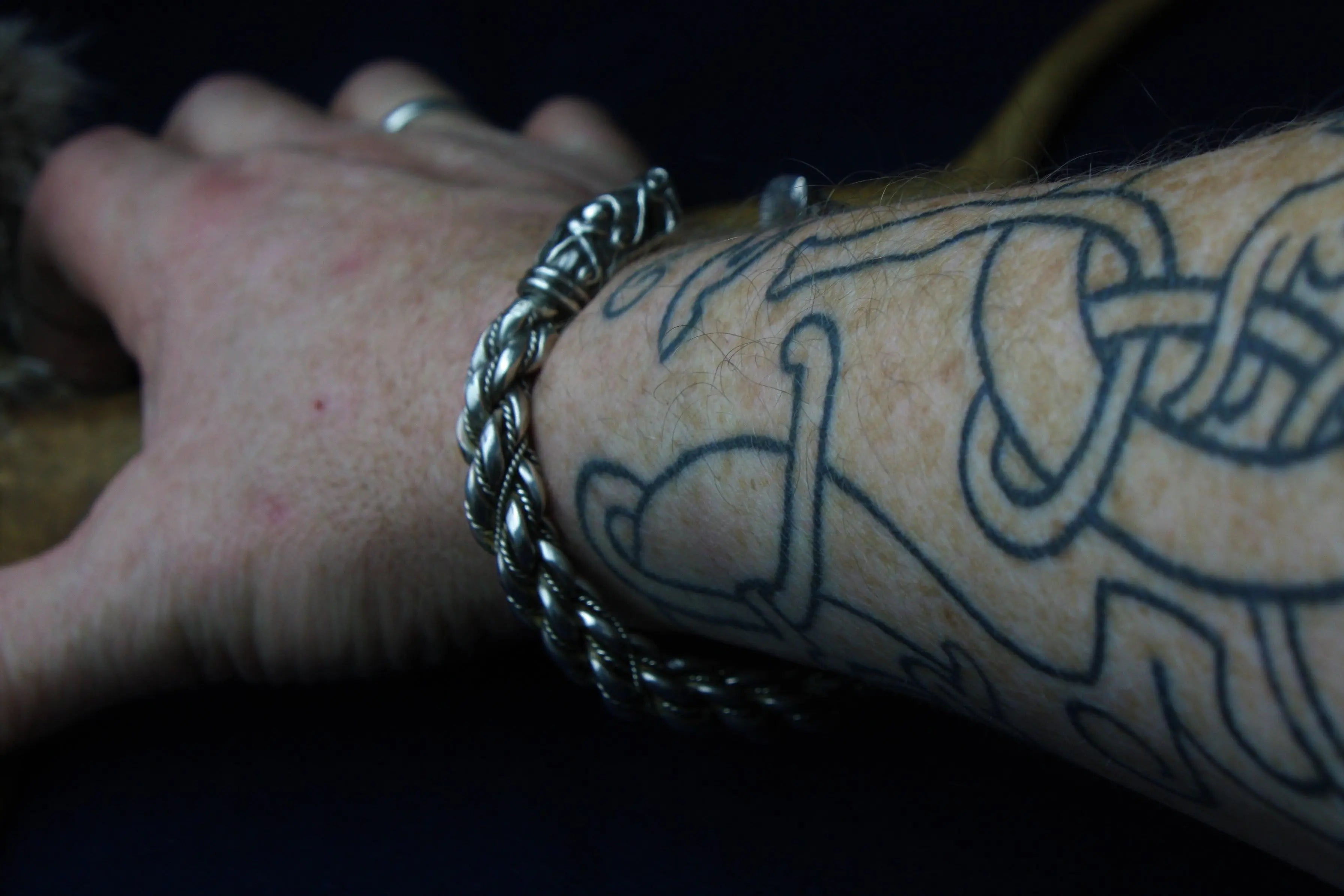 Silver Viking Bracelet 