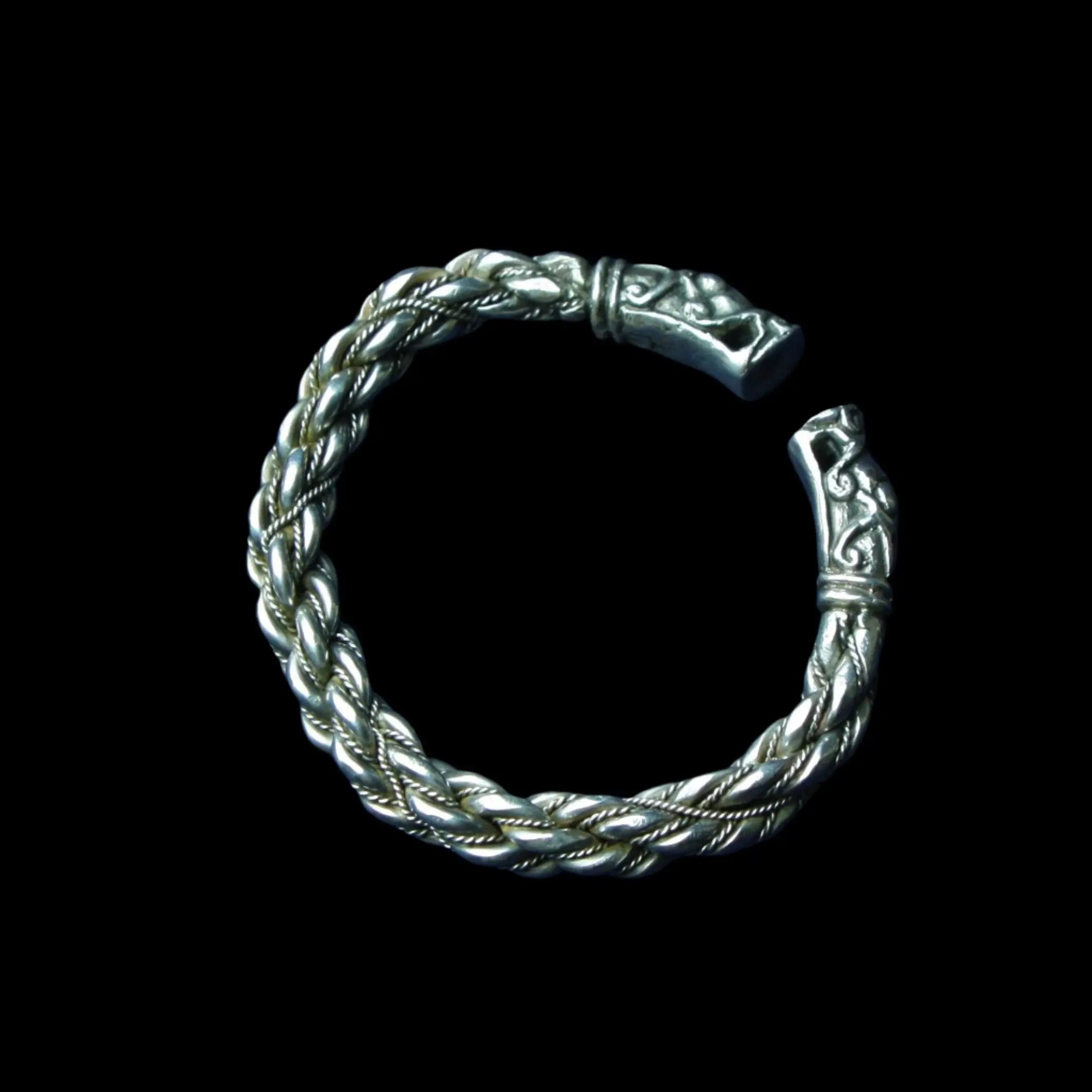 Handmade Silver Viking Armring