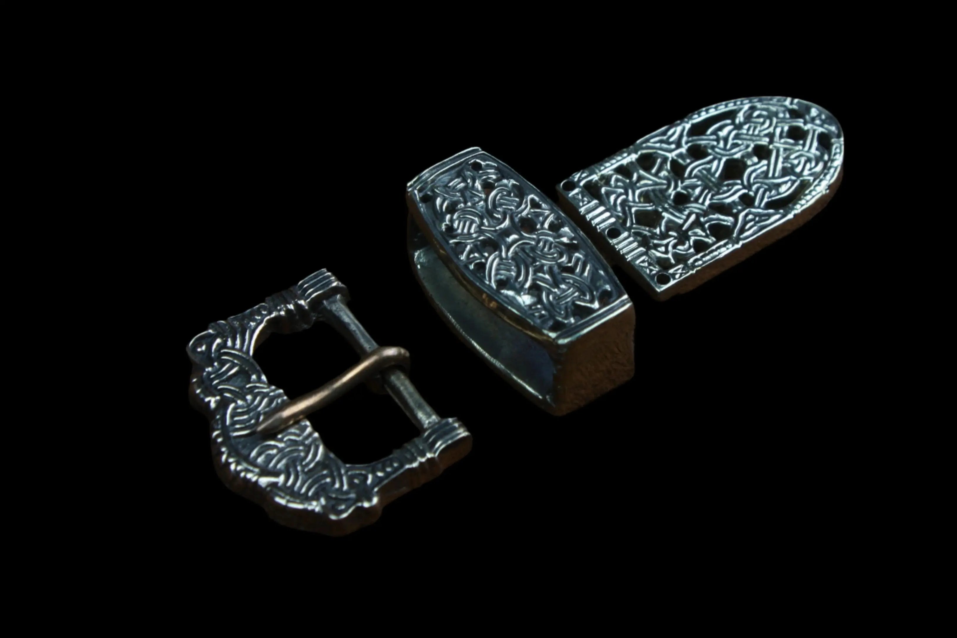 Gokstad Belt Set Handmade in Bronze 