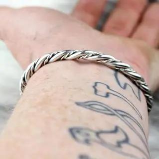 Silver Bracelet For A Man