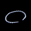 Solid Silver Twist Viking Bracelet
