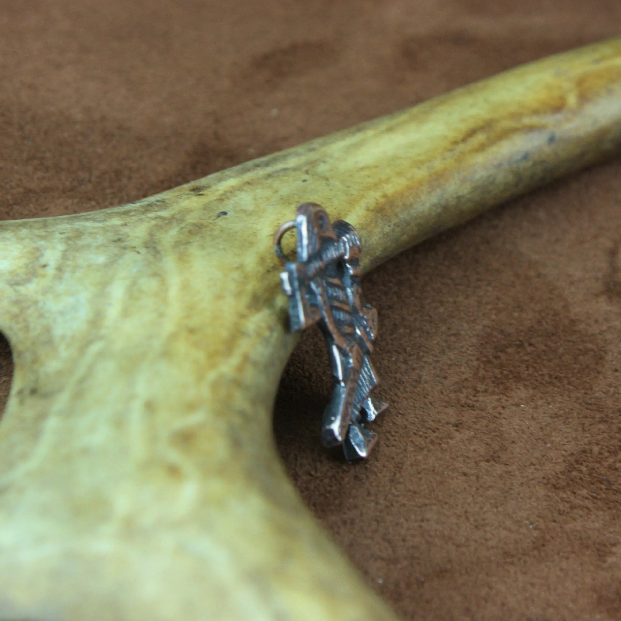 Viking Pendant Thickness of the Bronze