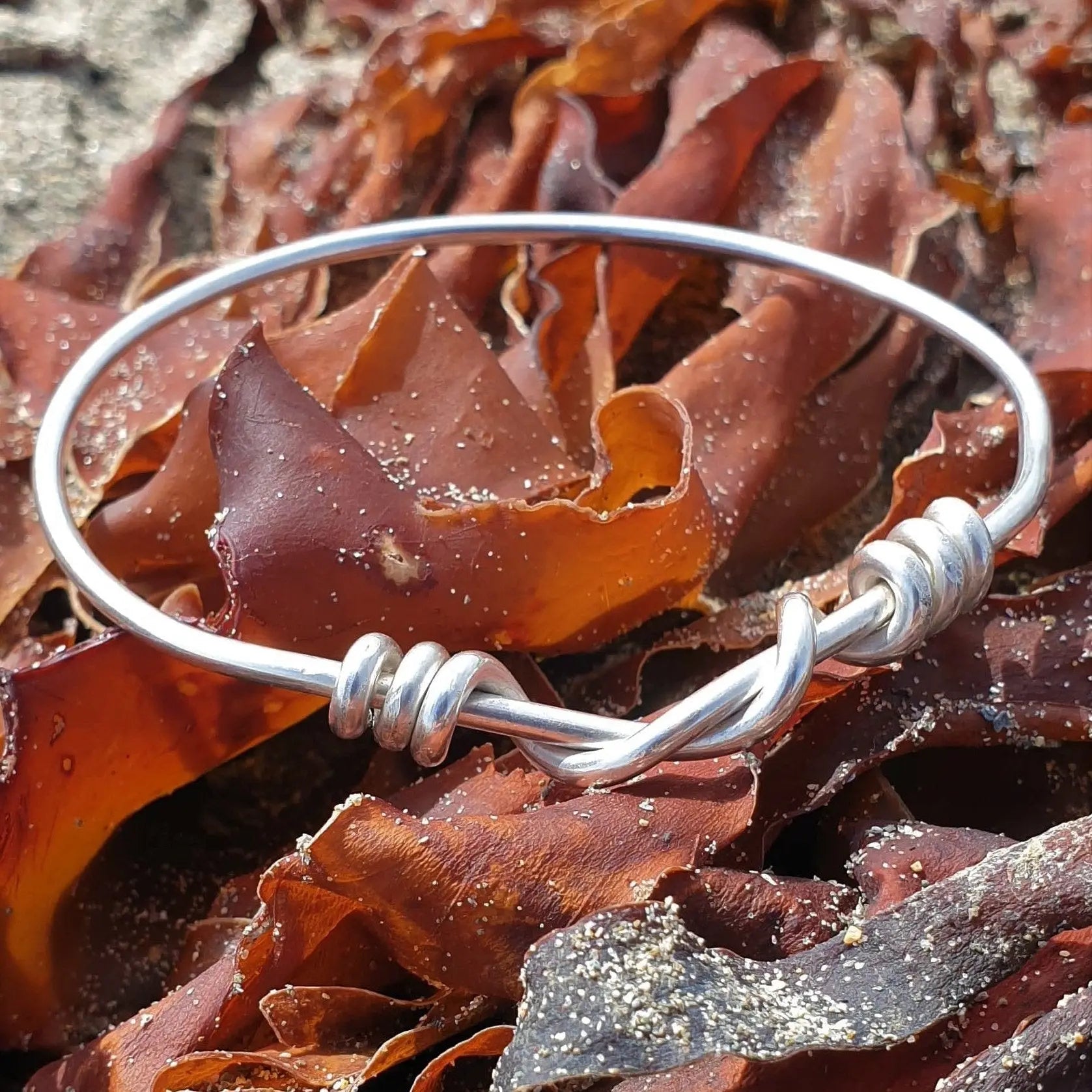 Handmade Silver Suspension Ring